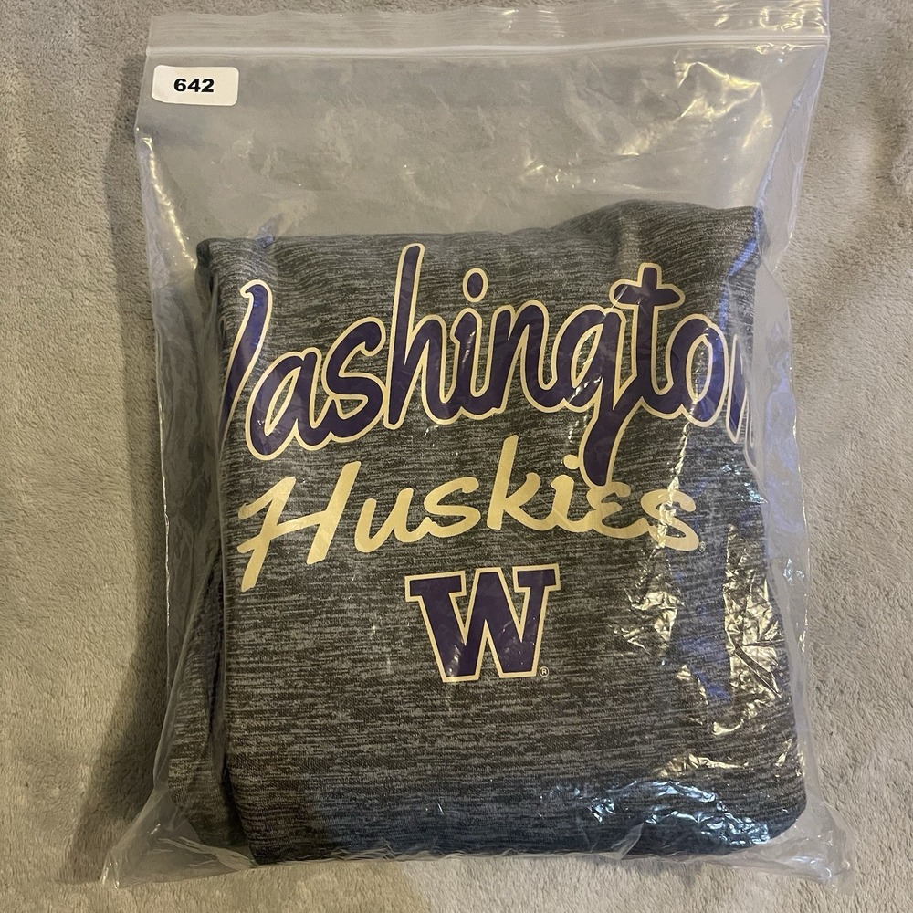 Washington Huskies Hoodie Women Small Gray Colosseum Sweatshirt Sweater Pullover - Picture 9 of 9